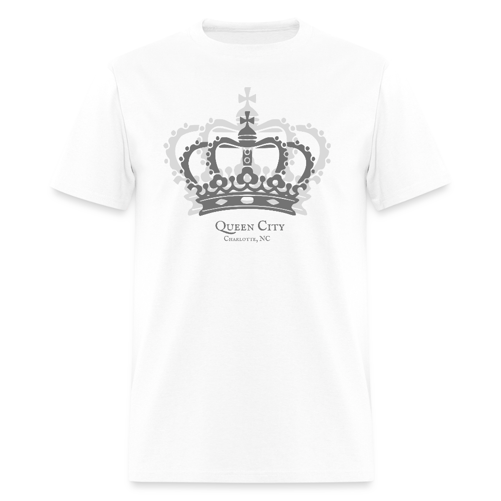 Queen City Crown Unisex Classic T-Shirt - white
