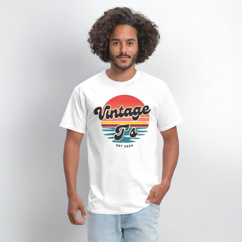 Vintage T's Unisex Classic T-Shirt - white