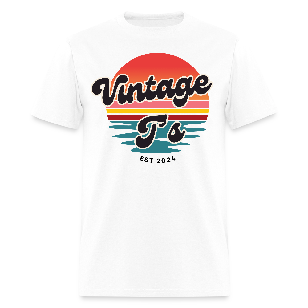 Vintage T's Unisex Classic T-Shirt - white