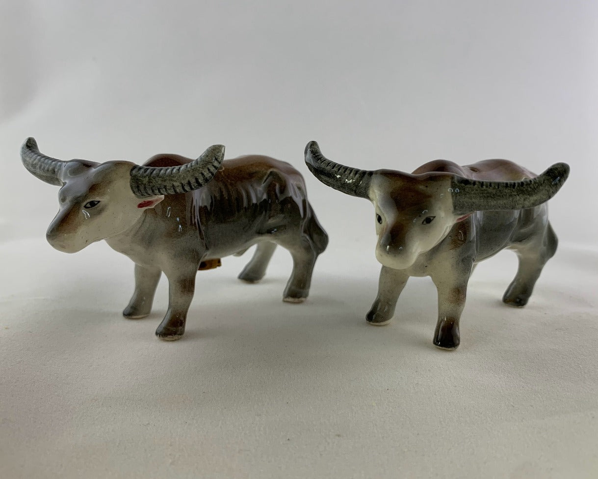 Longhorn Cow Salt and Pepper Shakers