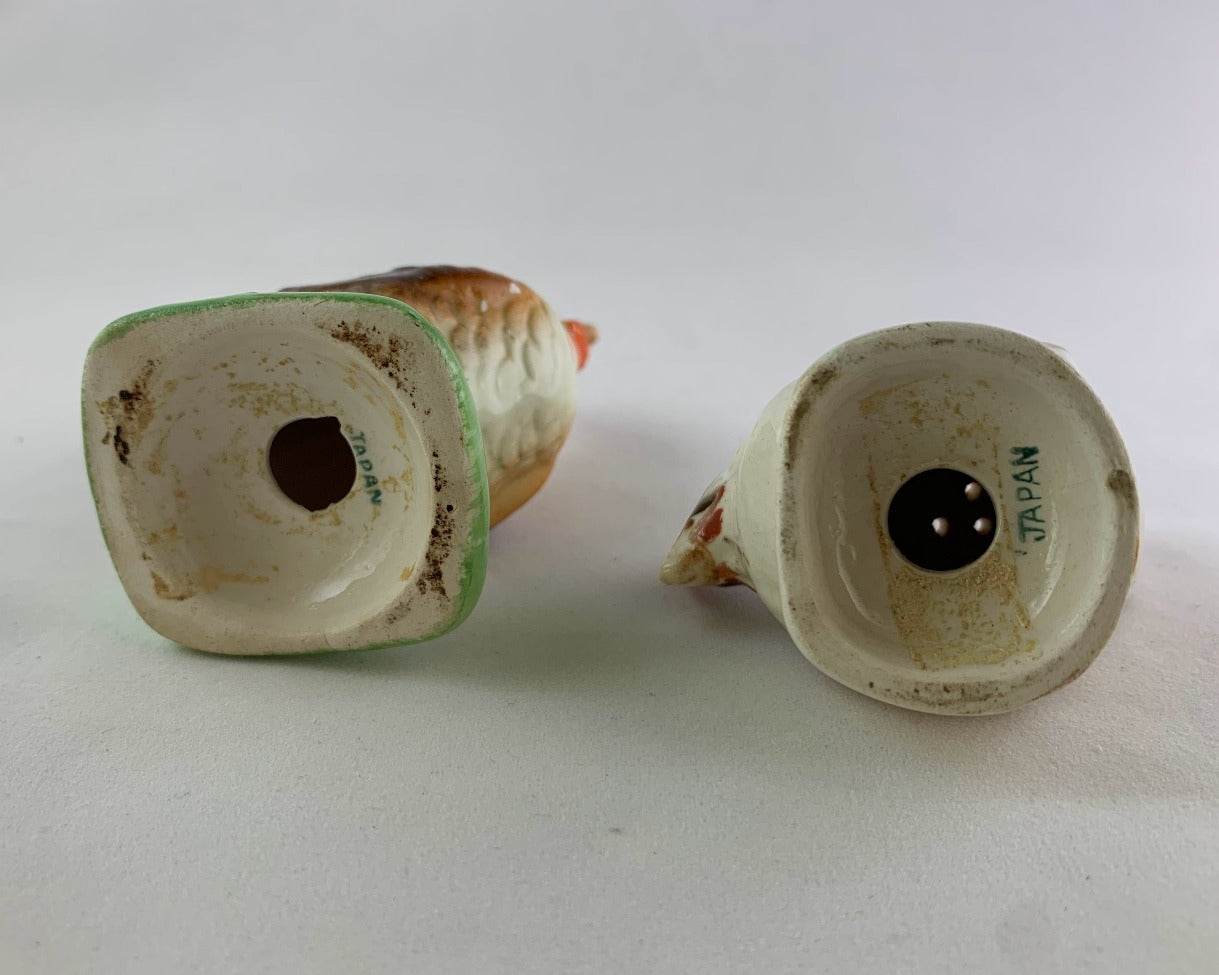 Rooster and Hen Salt and Pepper Shakers