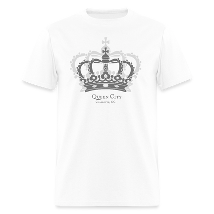 Queen City Crown Unisex Classic T-Shirt - white