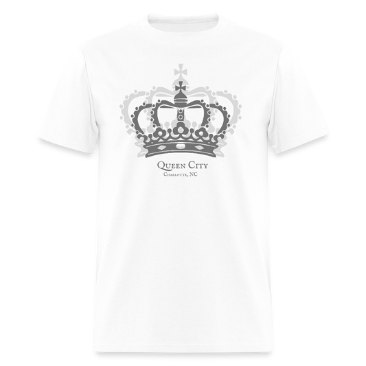 Queen City Crown Unisex Classic T-Shirt - white