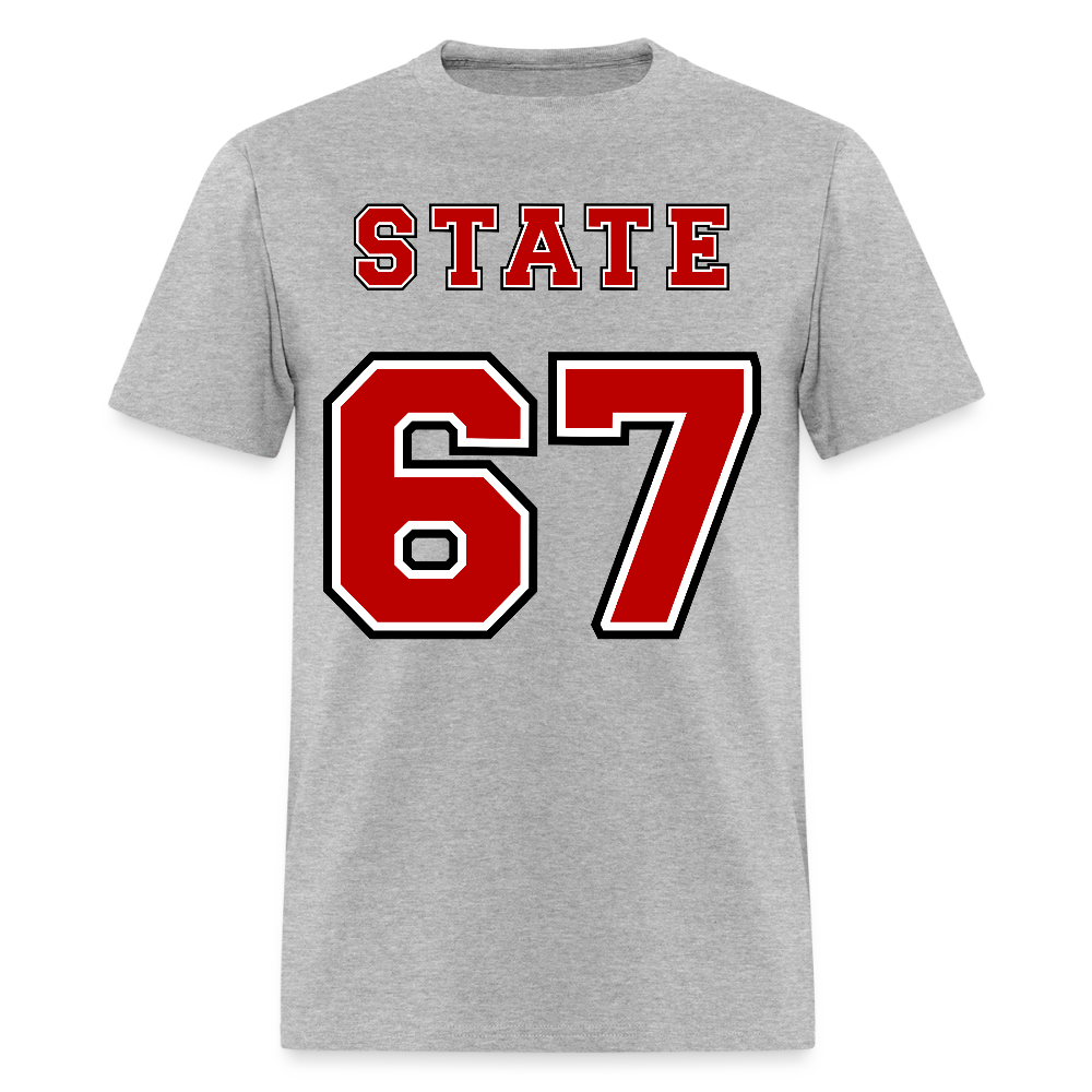 State 67 Jersey T-Shirt - heather gray
