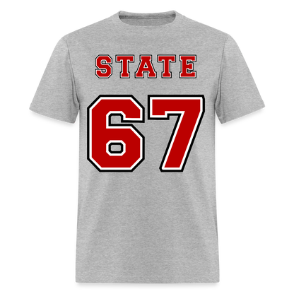 State 67 Jersey T-Shirt - heather gray