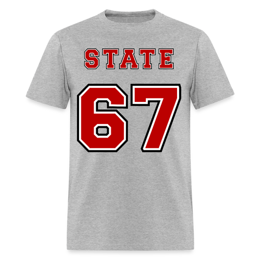 State 67 Jersey T-Shirt - heather gray