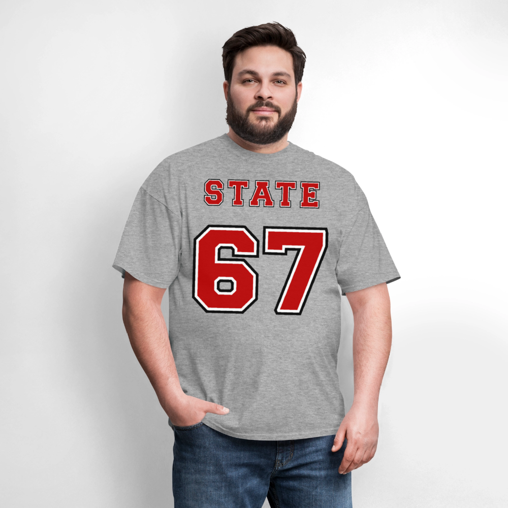 State 67 Jersey T-Shirt - heather gray
