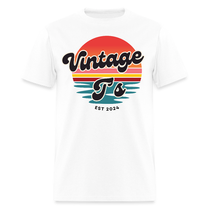 Vintage T's Unisex Classic T-Shirt - white