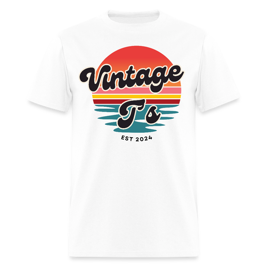 Vintage T's Unisex Classic T-Shirt - white