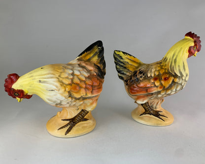 Vintage Rooster Salt and Pepper Shakers