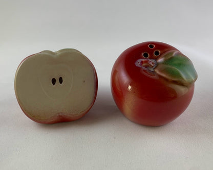 Vintage Apples in a Basket Salt and Pepper Shakers