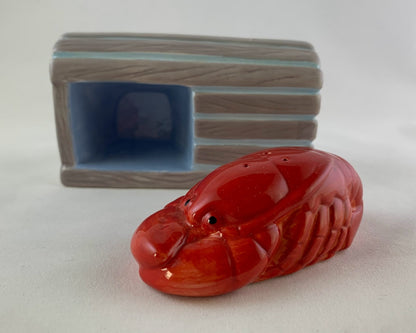 Lobster in Trap Salt and Pepper Shaker