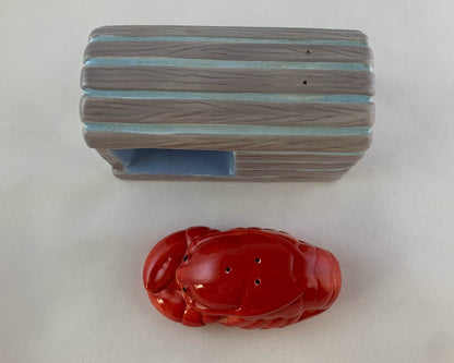 Lobster in Trap Salt and Pepper Shaker