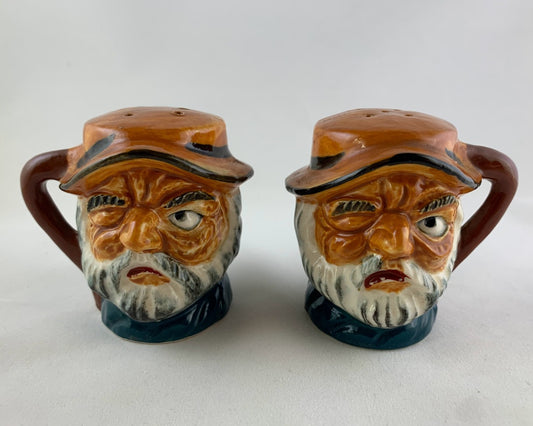 Vintage Toby Jug Salt and Pepper Shakers