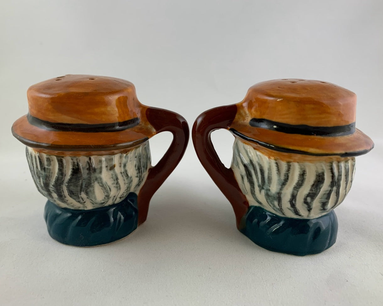 Vintage Toby Jug Salt and Pepper Shakers