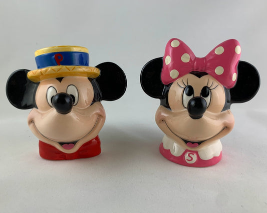 Disney Mickey and Minnie Salt and Pepper Shakers