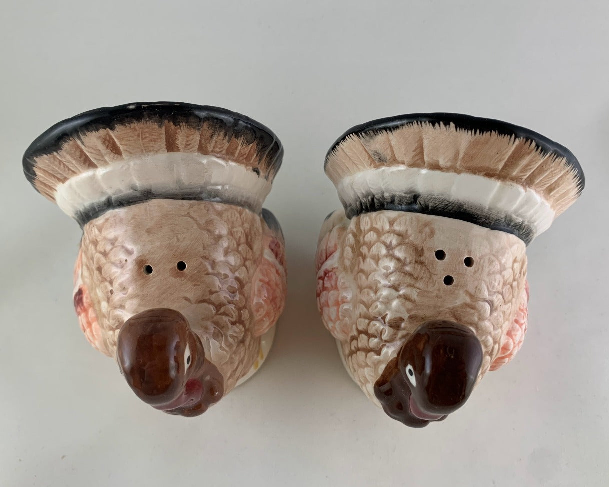 Vintage Turkey Salt and Pepper Shakers