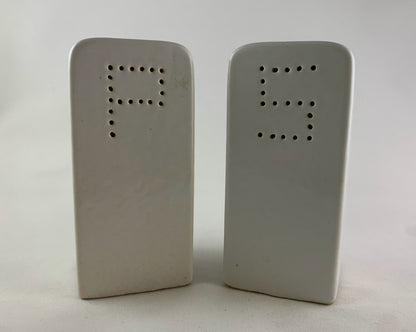 Vintage Art Deco Arch Salt and Pepper Shakers