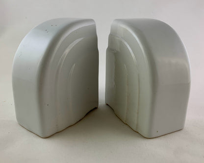 Vintage Art Deco Grooved Arch Salt and Pepper Shakers