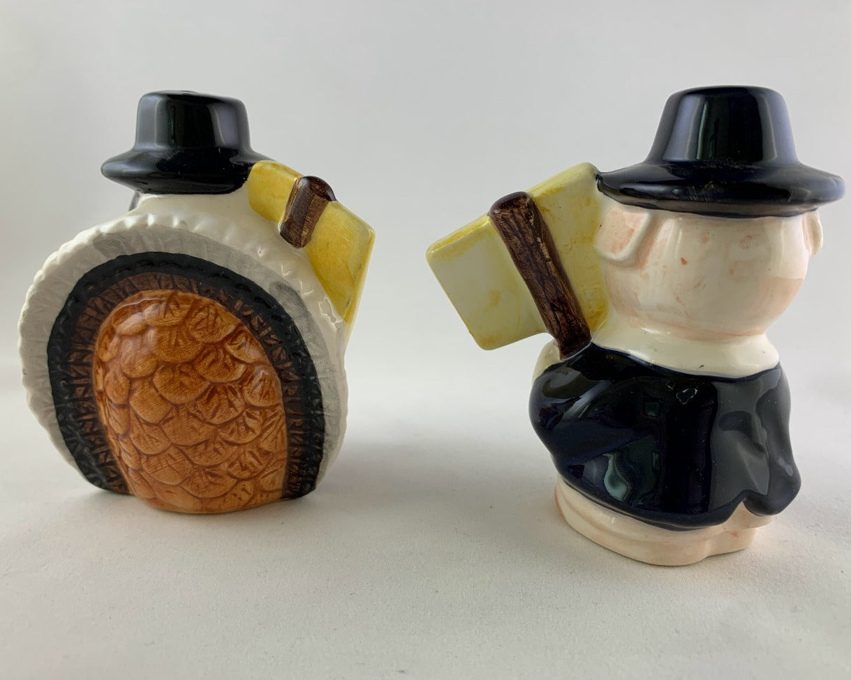 Rival Pig and Turkey Pilgrims Salt and Pepper Shakers