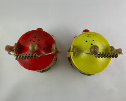 Vintage Japanese Clown Teapot Salt and Pepper Shakers