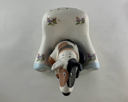 Dog in a Chair Salt and Pepper Shakers