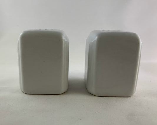 Vintage Art Deco Cube Shaped Salt and Pepper Shakers