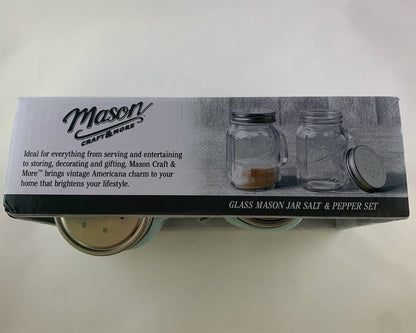 Mason Jar Salt and Pepper Shakers