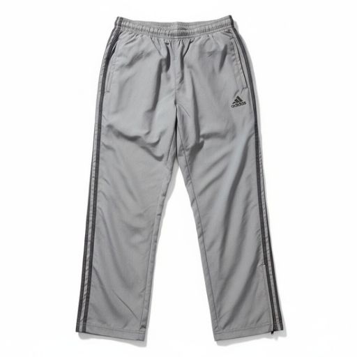 Adidas Men’s Dark Grey 3‑Stripe Track Pants – Size Large