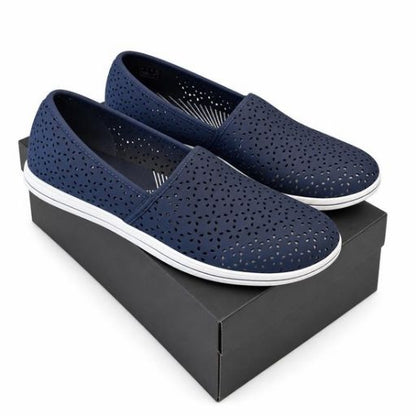 Clarks Women’s Cloudsteppers Breeze Emily Perforated Loafers – Size 12 N