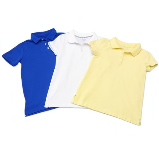 Children’s Polo Shirt 3‑Pack – Size 6–7
