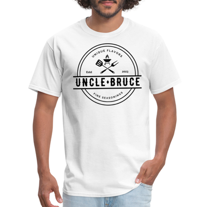 Uncle Bruce Unisex Classic T-Shirt - white