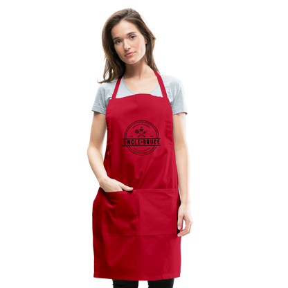 Uncle Bruce Adjustable Apron - red