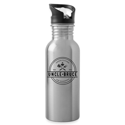 Uncle Bruce Water Bottle - silver