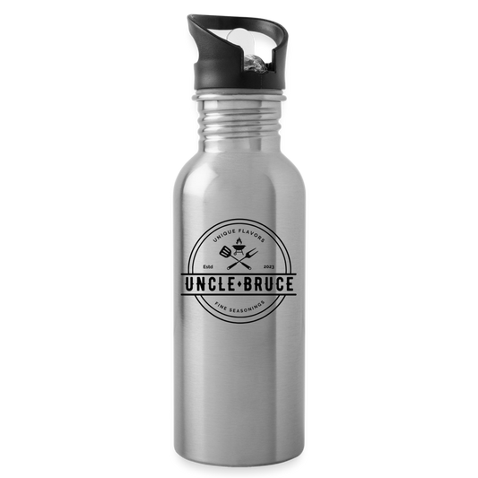 Uncle Bruce Water Bottle - silver