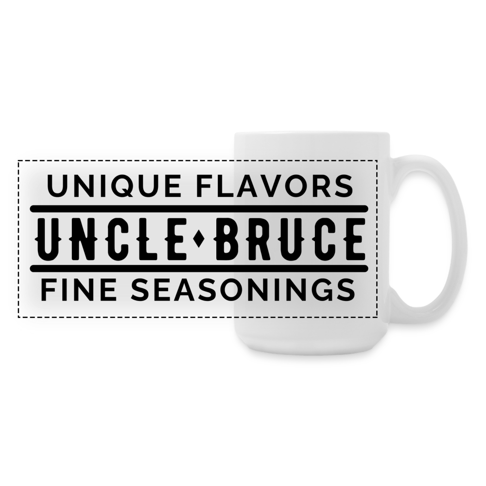 Uncle Bruce Panoramic Coffee/Tea Mug 15 oz - white