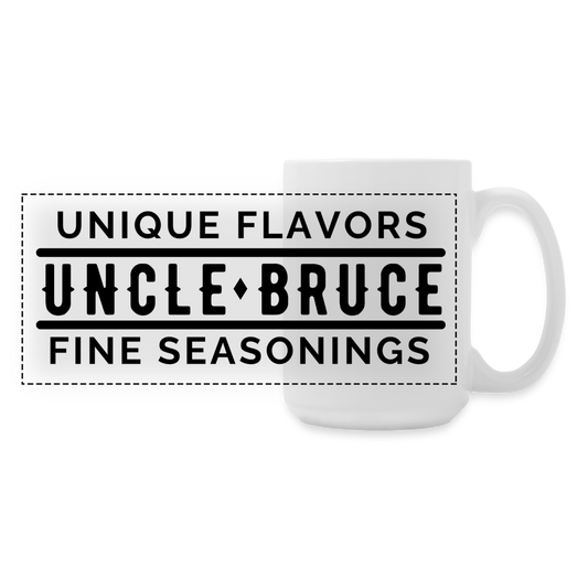 Uncle Bruce Panoramic Coffee/Tea Mug 15 oz - white