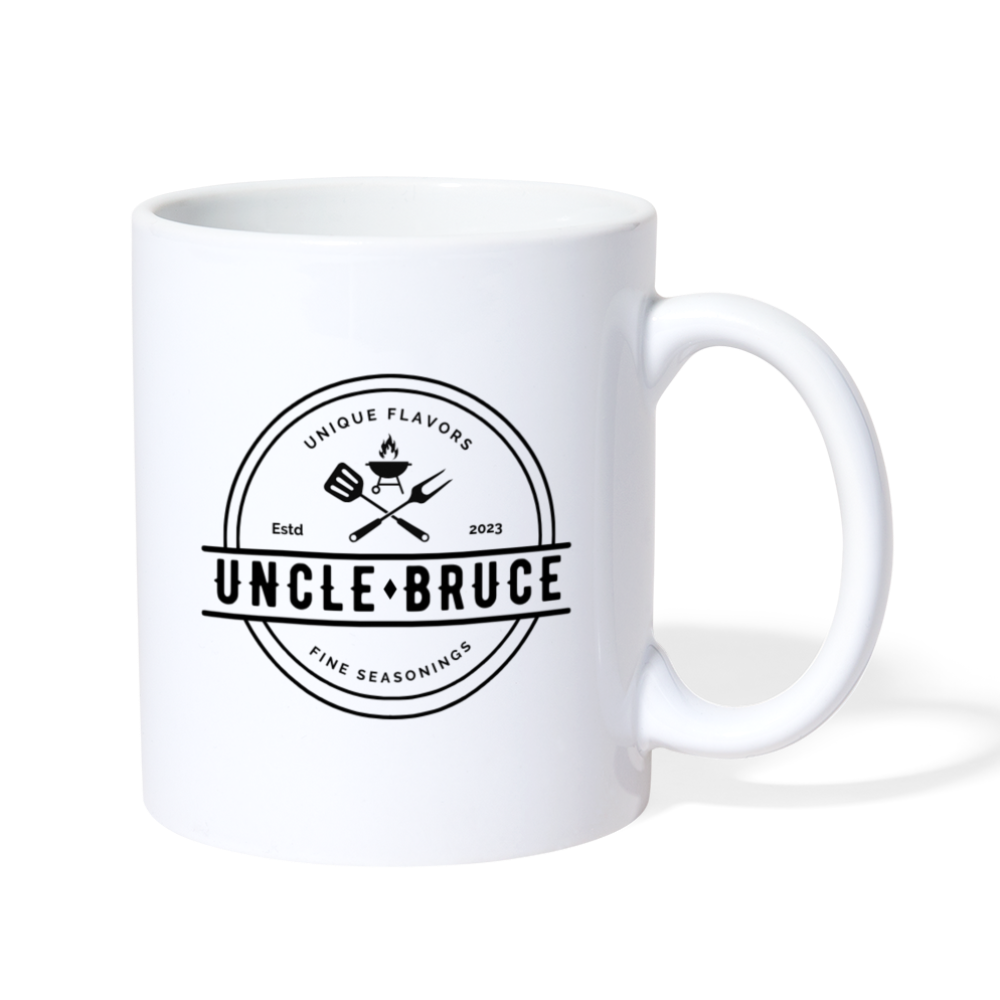 Uncle Bruce Coffee/Tea Mug - white