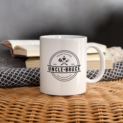 Uncle Bruce Coffee/Tea Mug - white